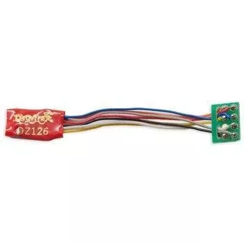 Digitrax DZ126PS 1 Amp Z / N / HO Scale Decoder with DCC Medium Plug with 1 ‘ Harness