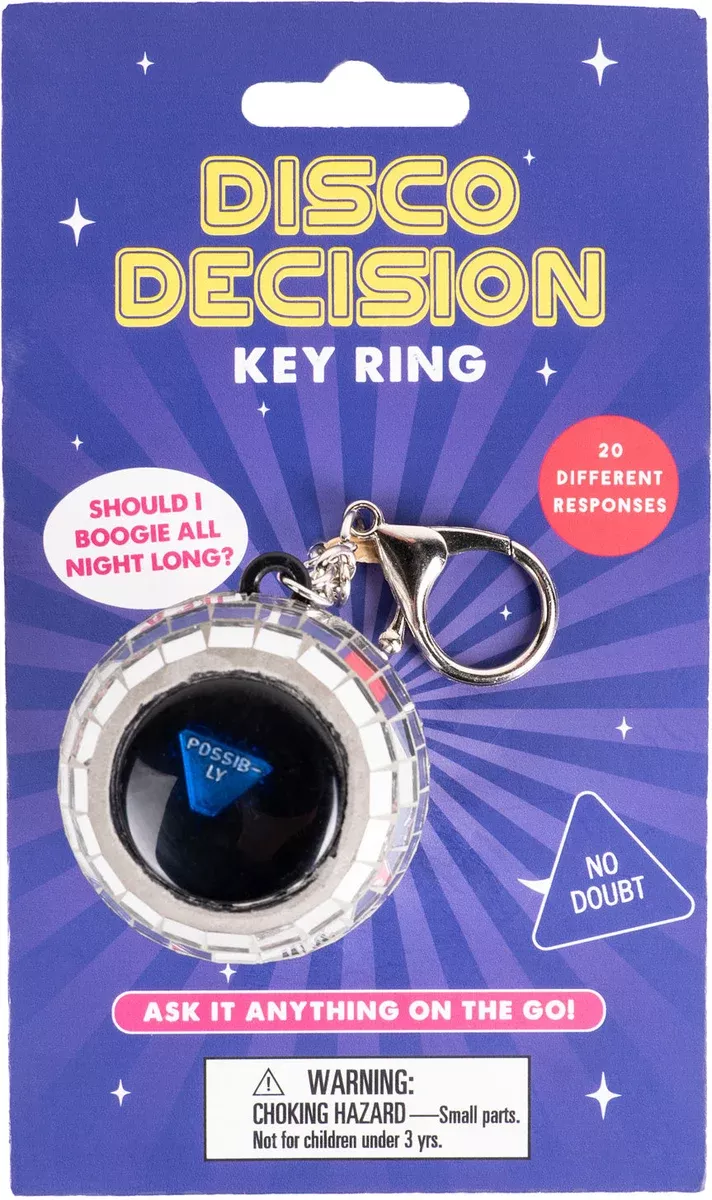 Disco Decision Ball Keychain