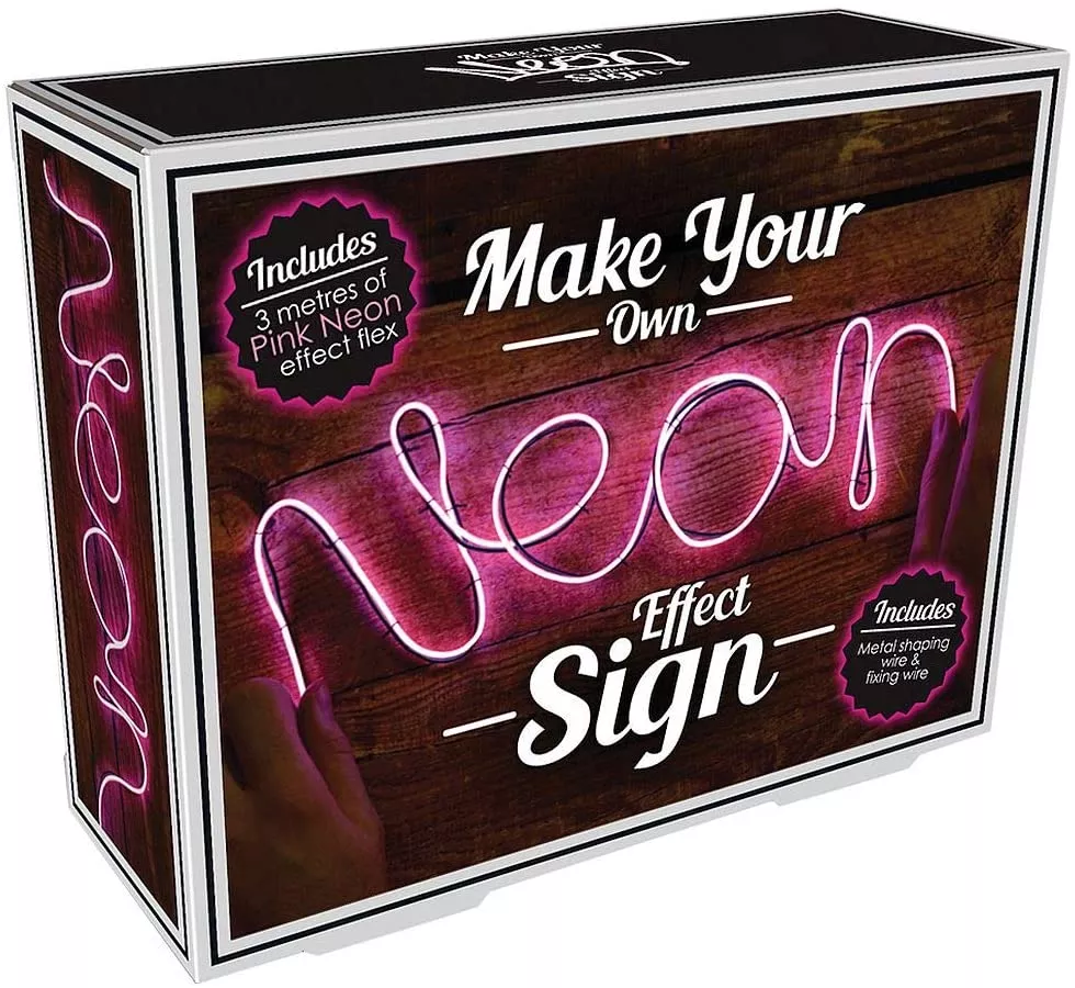 DIY Neon Effect Pink Light