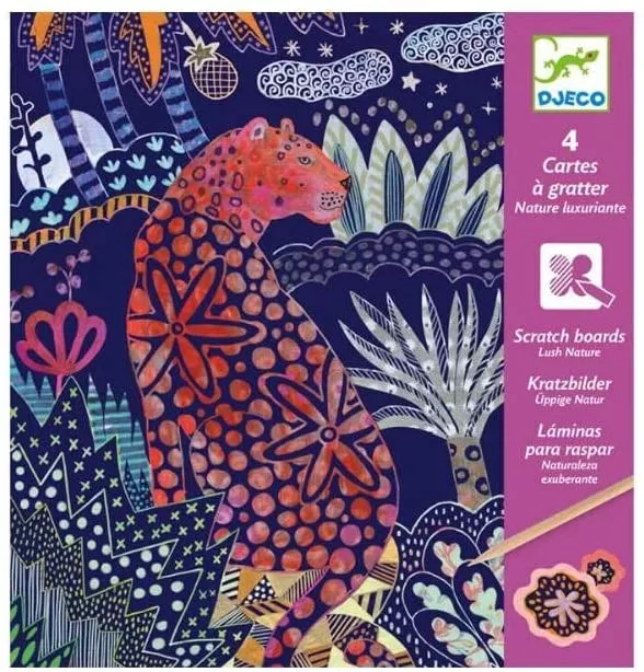 DJECO Scratch Cards - Lush Nature