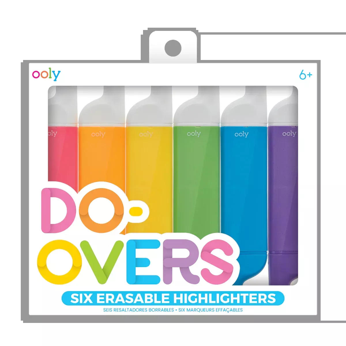 Do-Over Erasable Highlighters Set of 6