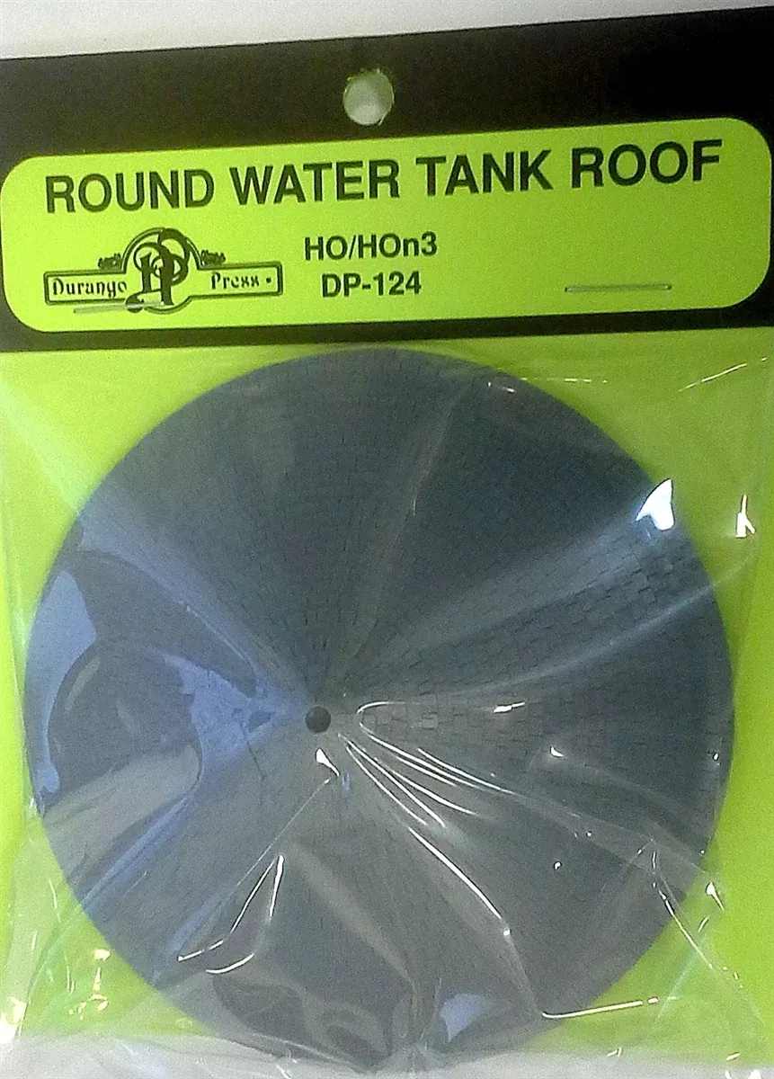 Durango Press HO/HOn3 124 Round Water Tank Roof