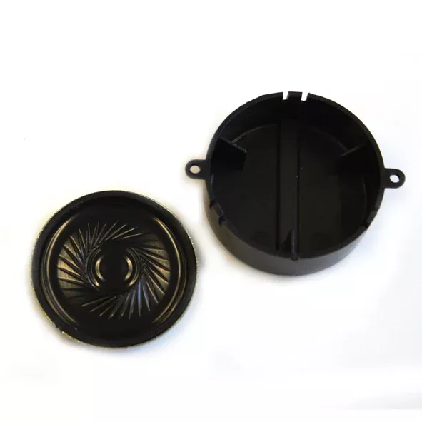 ESU, 50323, Speaker, 40mm Round, 8 ohm 1 watt, with Sound Chamber