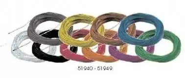 ESU #51944 Super thin cable 0.5mm diameter AWG36 10m bundle orange colour