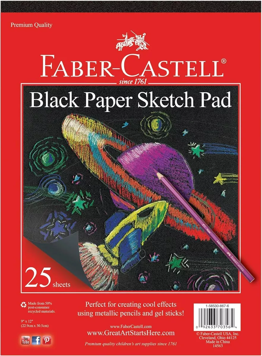 Faber Castell Black Paper Pad