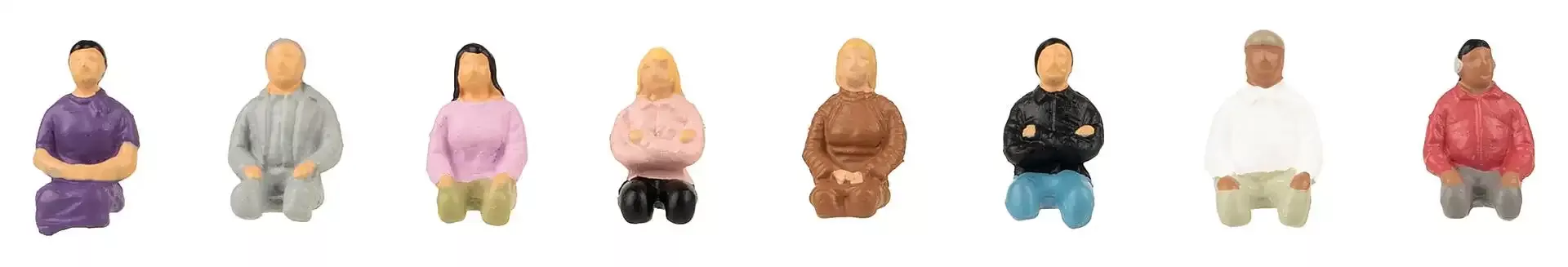 Faller 151700HO Sitting people, without legs, II