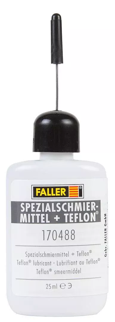 Faller 170488 All Scale Teflon Lubricant with Needle Applicator, 25 ml