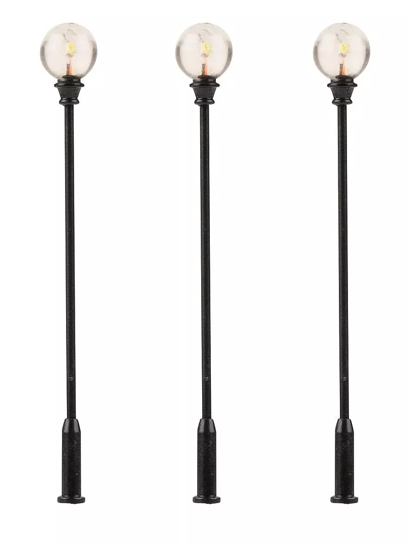 Faller 180104 HO LED Park Lights, Ball Lamp, Cold White (3)
