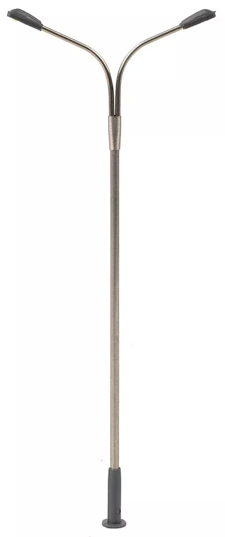 Faller 180201 HO Scale Two-Arm LED Street Light, Cold White