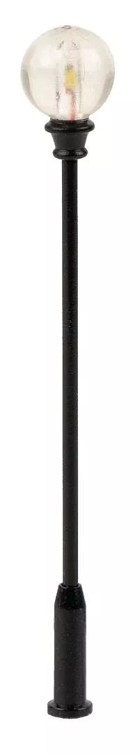 Faller 180204 HO Scale Pole-Top Globe LED Park Light, Cold White