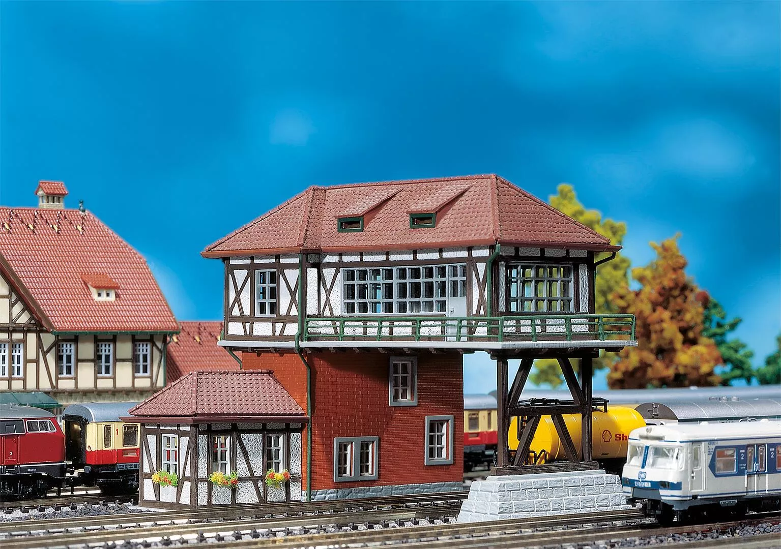 Faller 222159 N Scale Overhead Signal Tower Model Kit