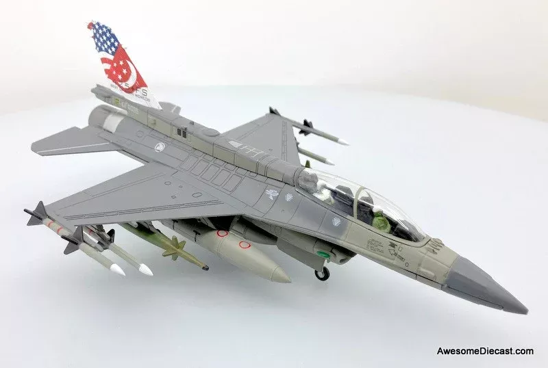 Flight Deck Models 1:72 General Dynamics F-16D Fighting Falcon: 425th Fighter Squadron (Best Of Both Worlds)