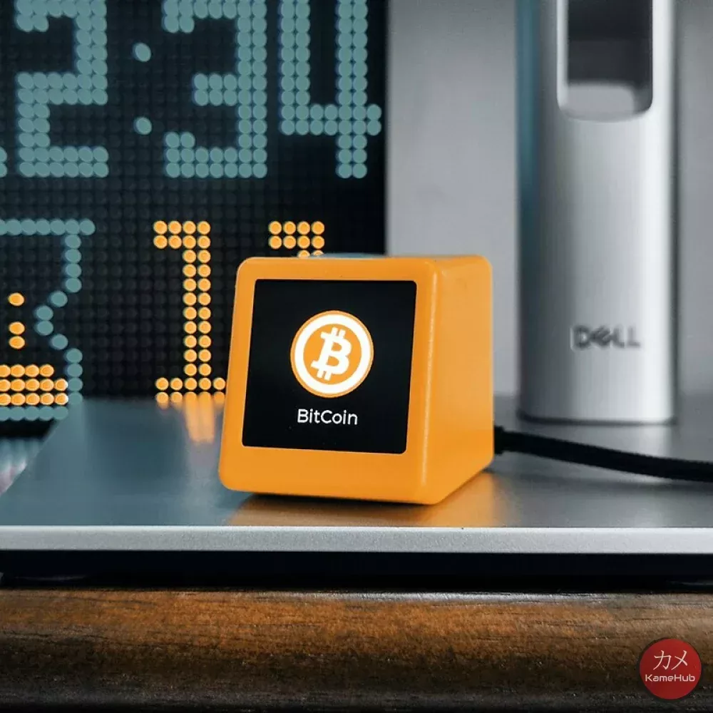 Gadget - Mini Multi-Function Wi-Fi Programmable Digital Screen with Cryptocurrency and Stock Tracker