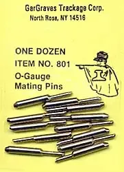 Gargraves 801 O Gauge Mating Pins (12)