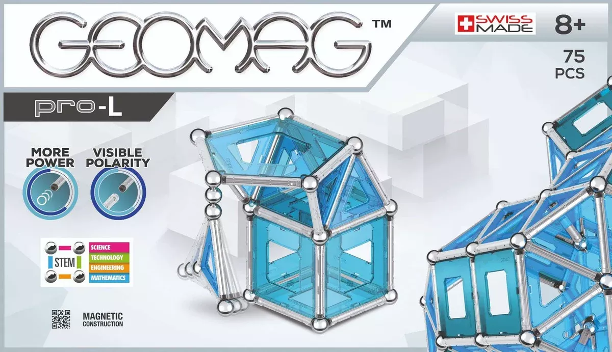 GeoMag Pro-L 75 Magnetic Construction System