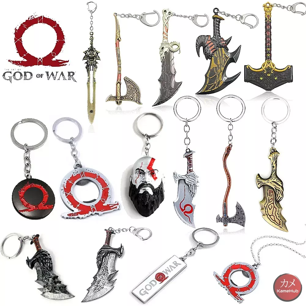 God of War Ragnarok - Keychains and Necklaces