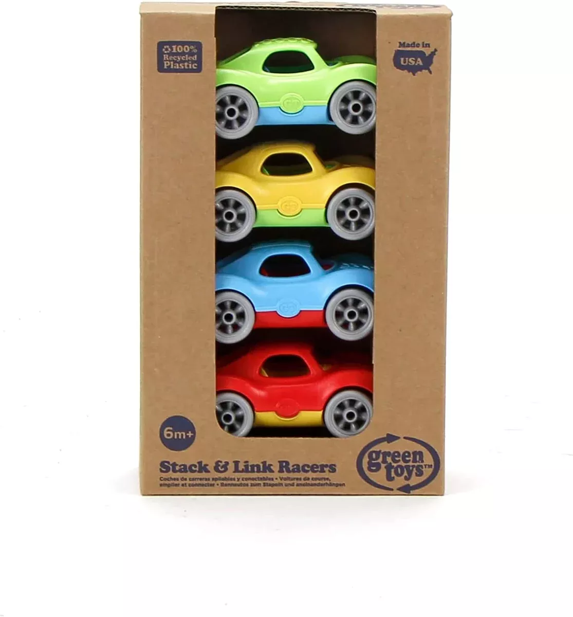 Green Toys Stack & Link Racers