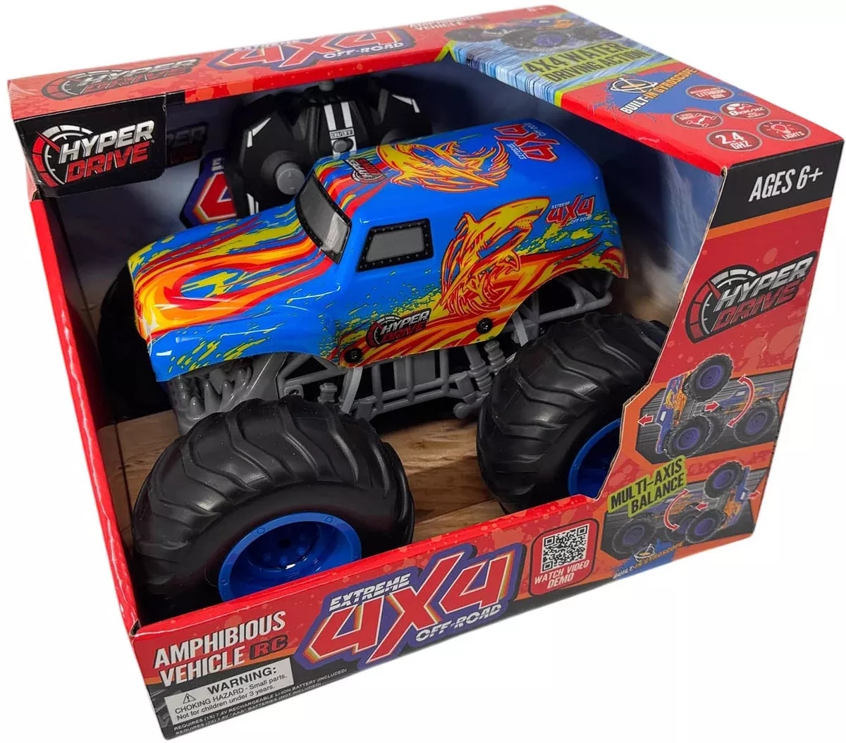 Hyper Drive Monster 4x4 Amphibious w/ Gyroscope 1:14 Scale