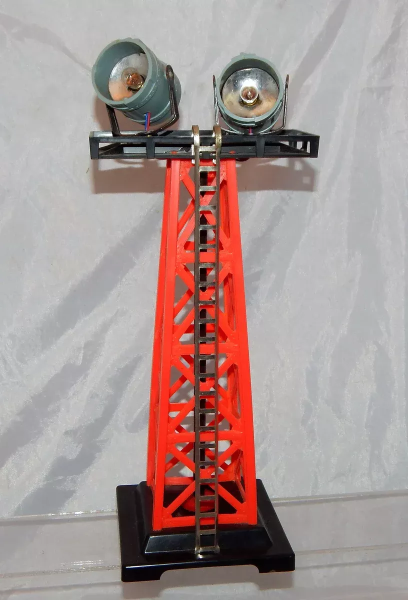 K-Line K-133 Searchlight Tower O/027 Two bright lights Marx accessory floodlight