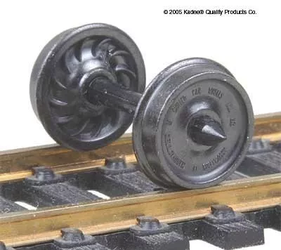 Kadee HO 521 36" Diameter Ribbed Back Passenger Wheelsets (12 sets)