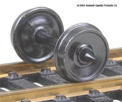 Kadee HO 522 36" Diameter Smooth Back Freight and Passenger Wheelsets (12 sets)
