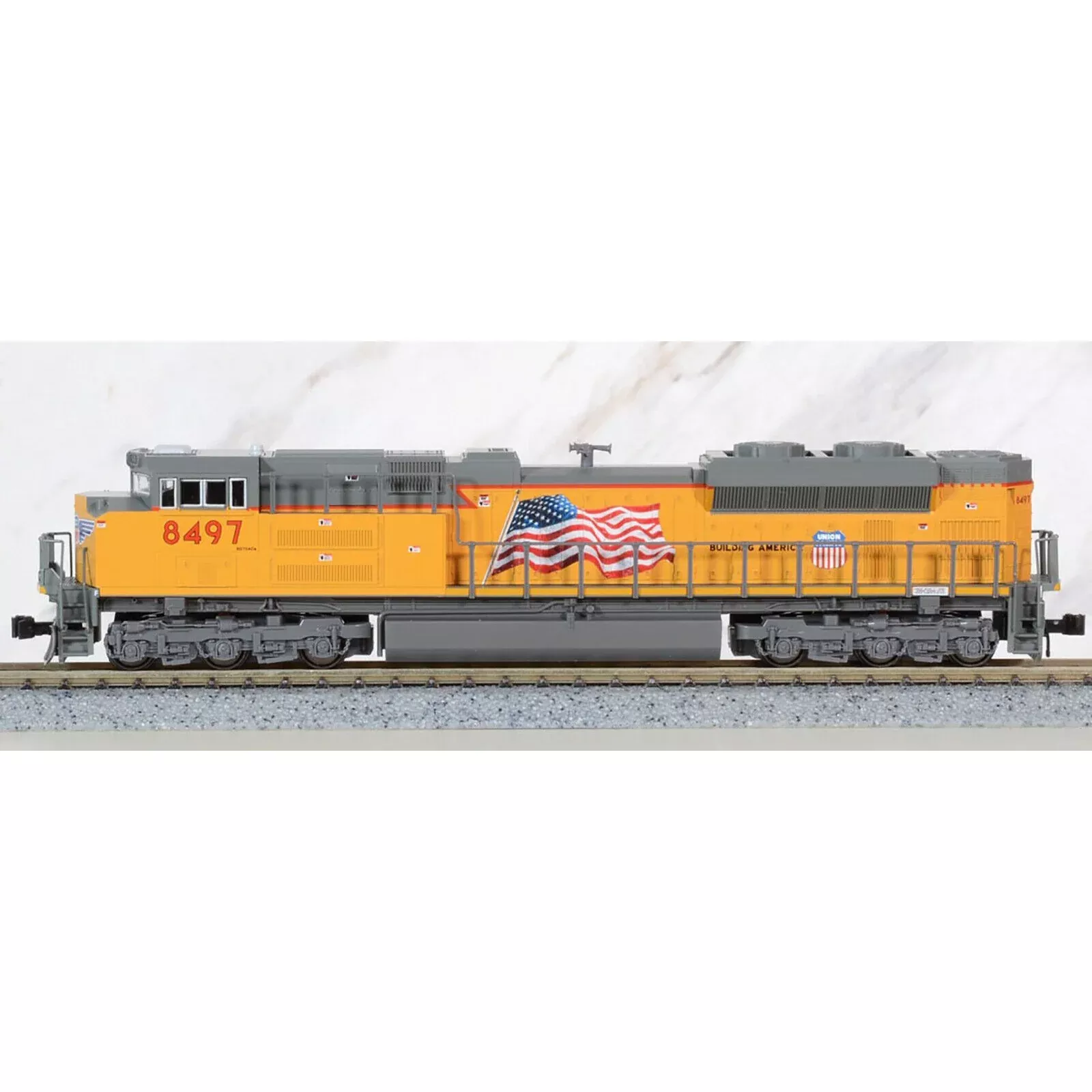 Kato 176-8438DCC N EMD SD70ACe DCC Union Pacific 8497 (Armour Yellow, gray)