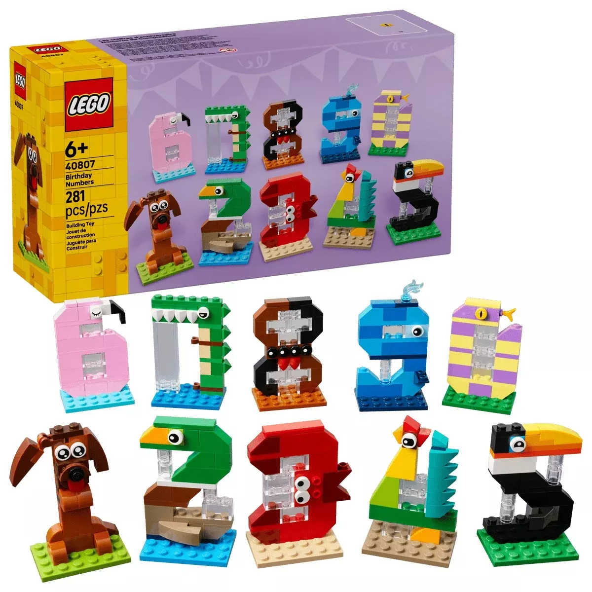 LEGO Birthday Numbers 40807