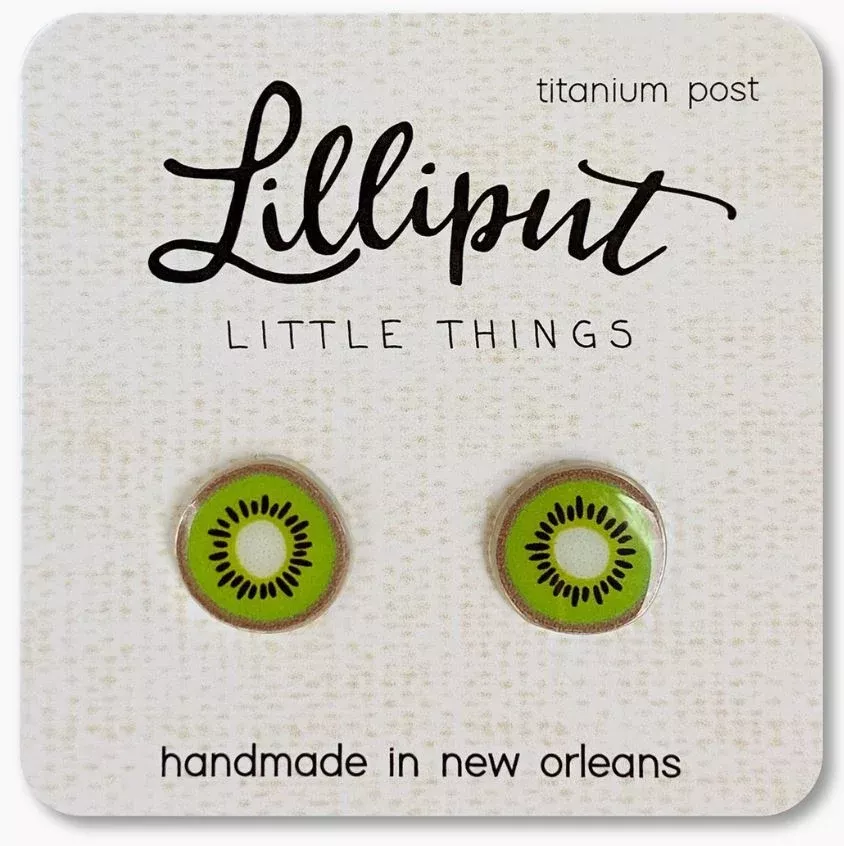 Lilliput Kiwi Slice Earrings