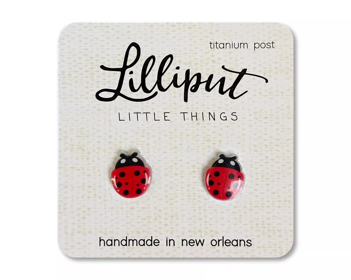 Lilliput Ladybug Earrings