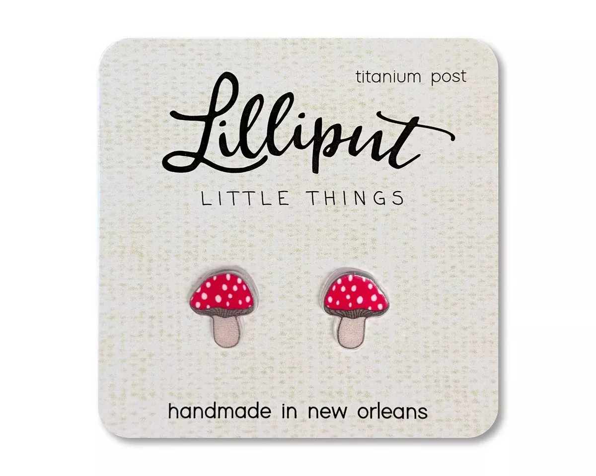 Lilliput Mushroom Earrings