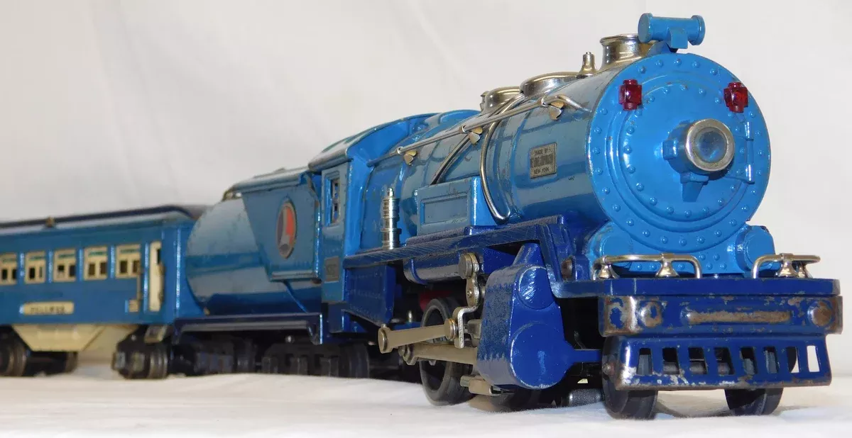 Lionel 194W Blue Comet Set Original Prewar O Gauge BLUE COMET STEAM ENGINE & PASSENGER SET C-6