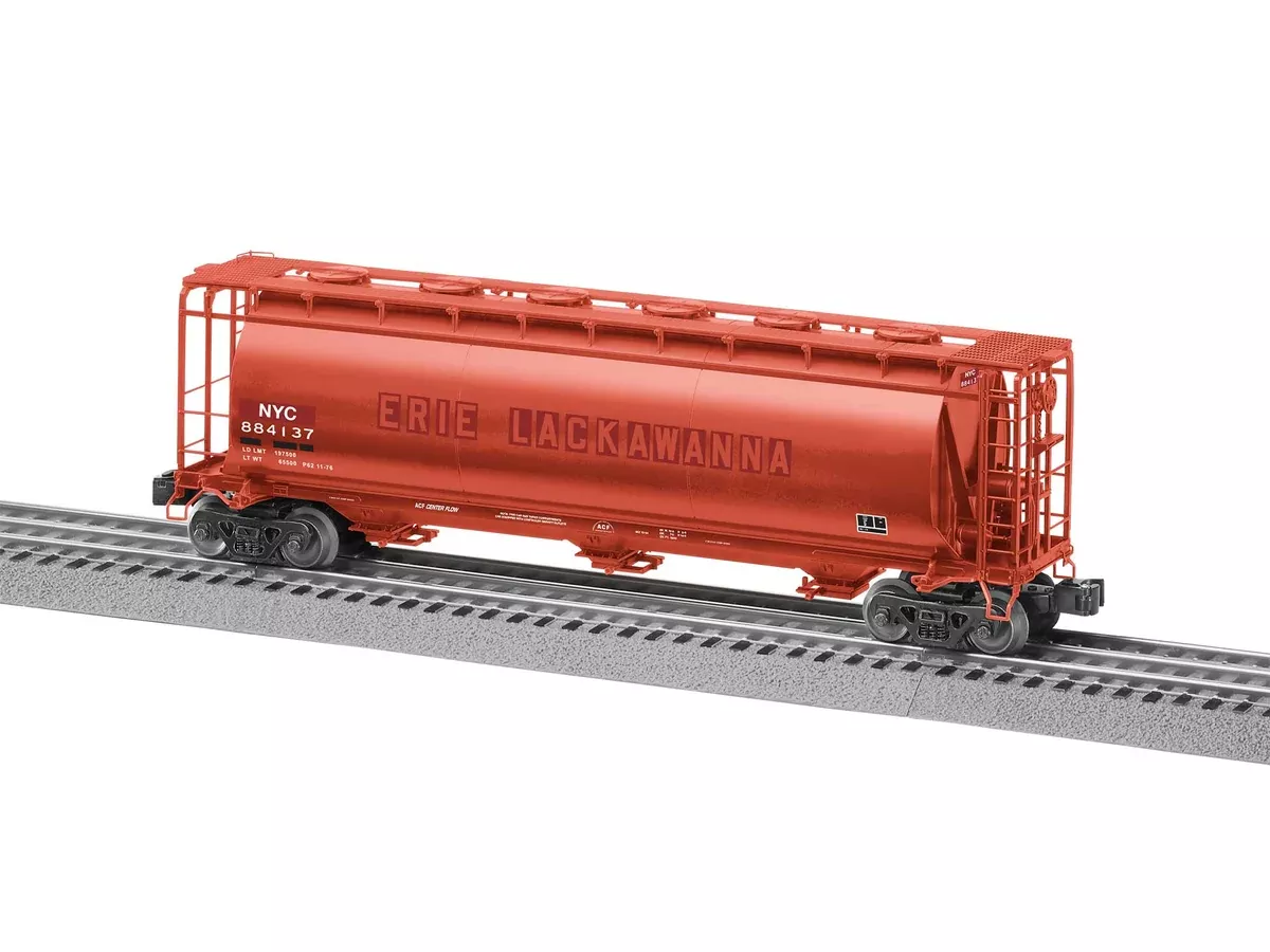 Lionel 2226100 CSX (ex EL) NYC Erie Lackawanna Cylindrical Covered Hopper #884137 O SCALE NEW