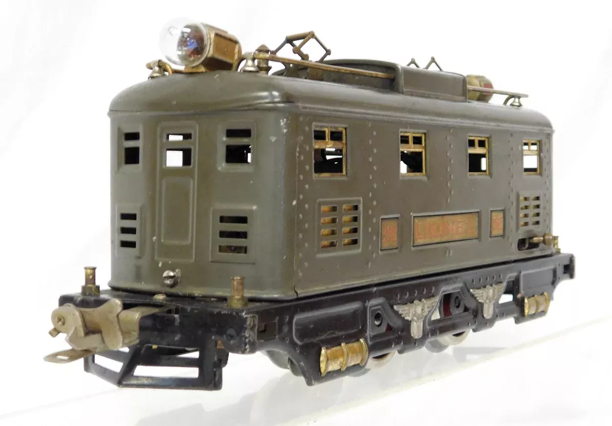 Lionel 251e O Gauge engine 0-4-0 Dark Gray Runs Nice 1930 Red Print NYC boxcab