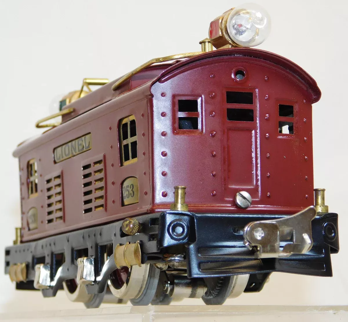 Lionel 253 Maroon PREWAR New Haven Type Electric Beautiful Restoration Runs Reverse O gauge