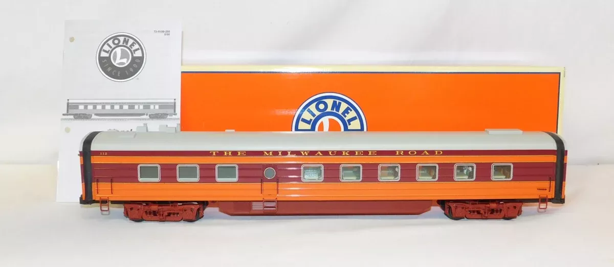 Lionel 6-29199 Milwaukee Road 18" STATIONSOUNDS Diner Aluminum Passenger Hiawatha C-8+