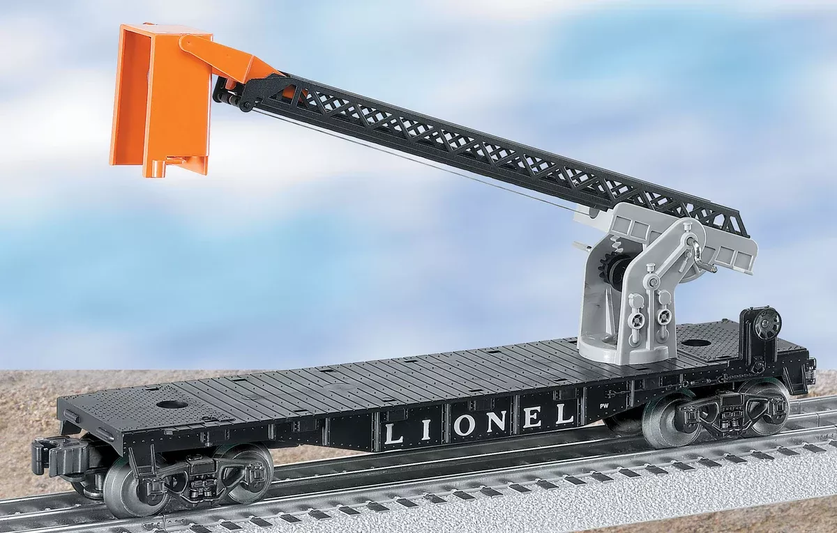 Lionel 6-29839 #6512 CHERRY PICKER CAR O SCALE Like New Damaged Box