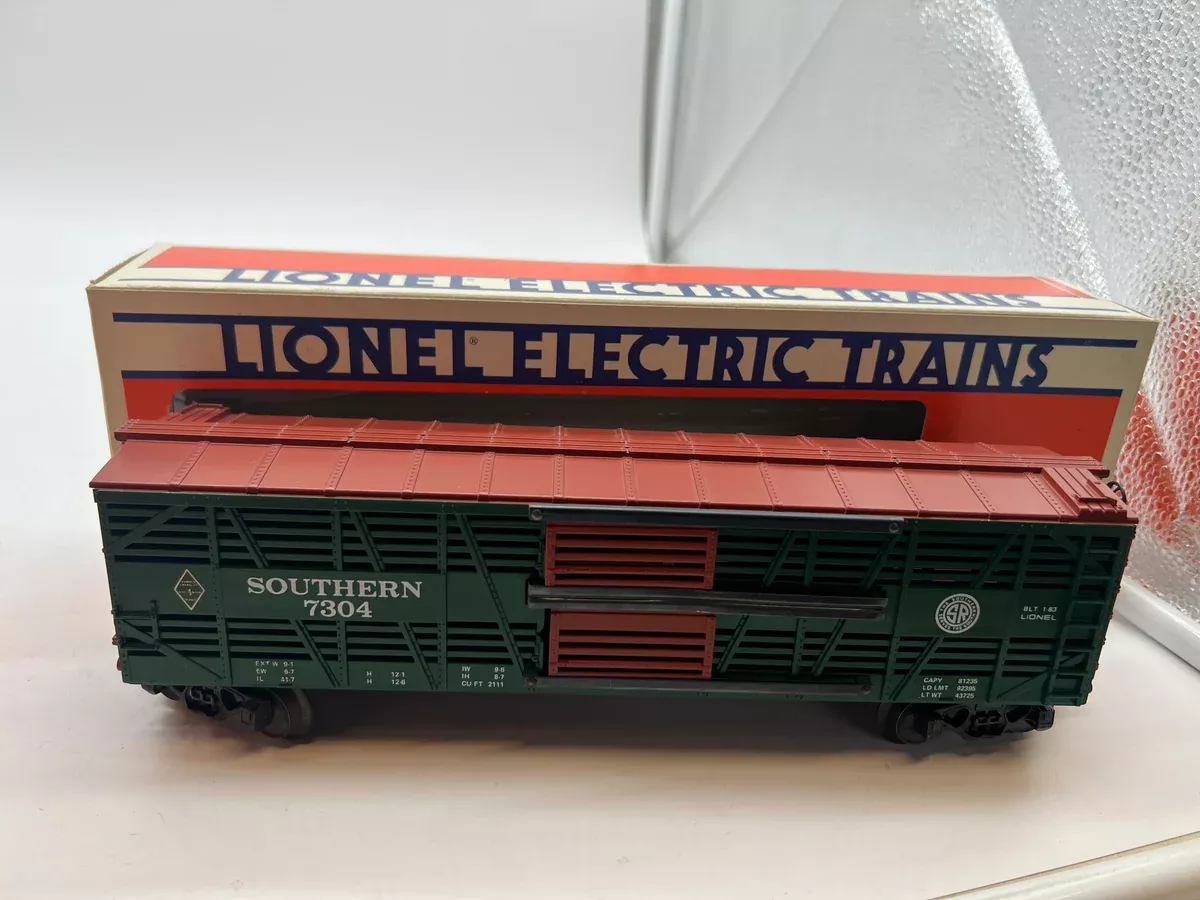 Lionel 6-7304 Famous American RR Southern Railway Double Door Stock Car 7304 O SCALE NEW