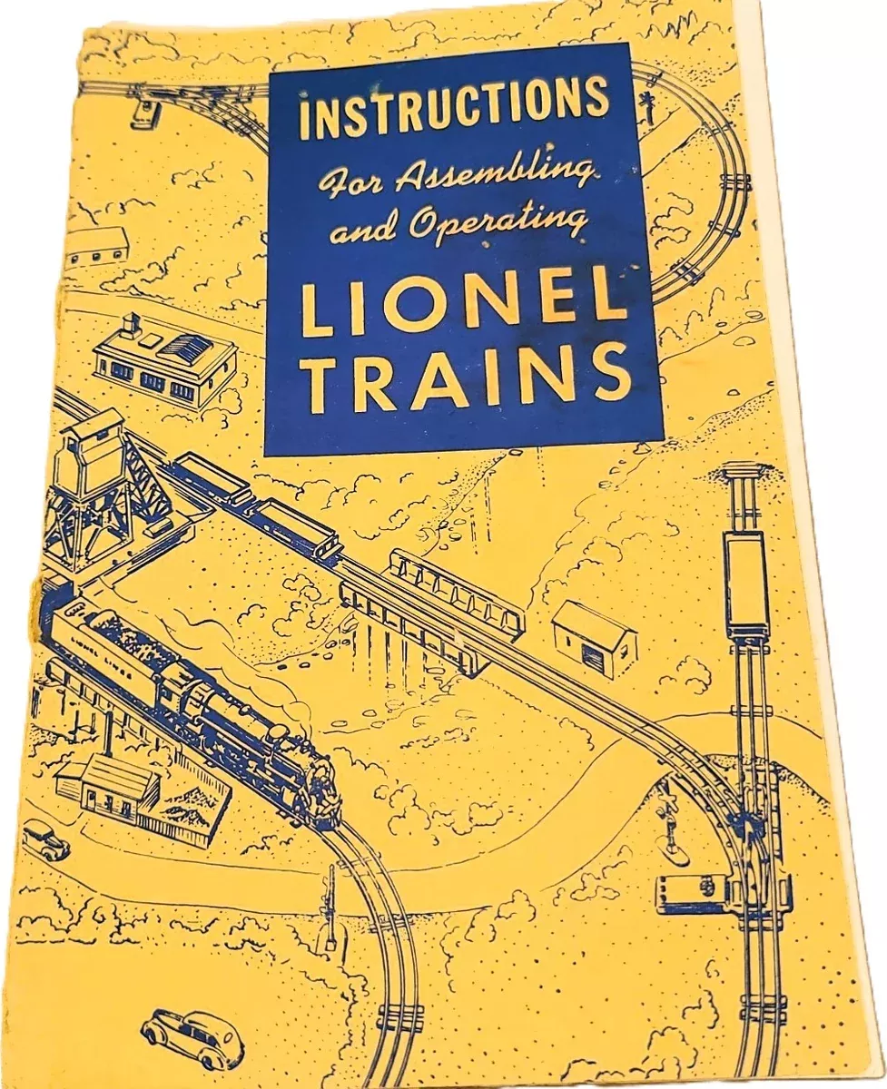 Lionel Instruction Book Original Postwar that came with sets Year and Cover will vary
