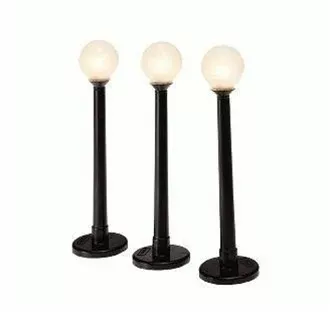 Lionel O 6-12926 #64 Globe Street 3-Lamp Set