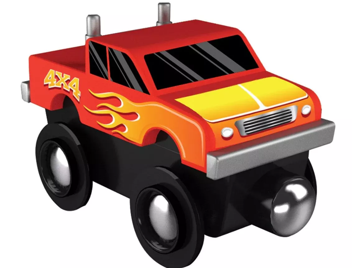 Masterpieces 42315 Wood Monster Truck Toy Train