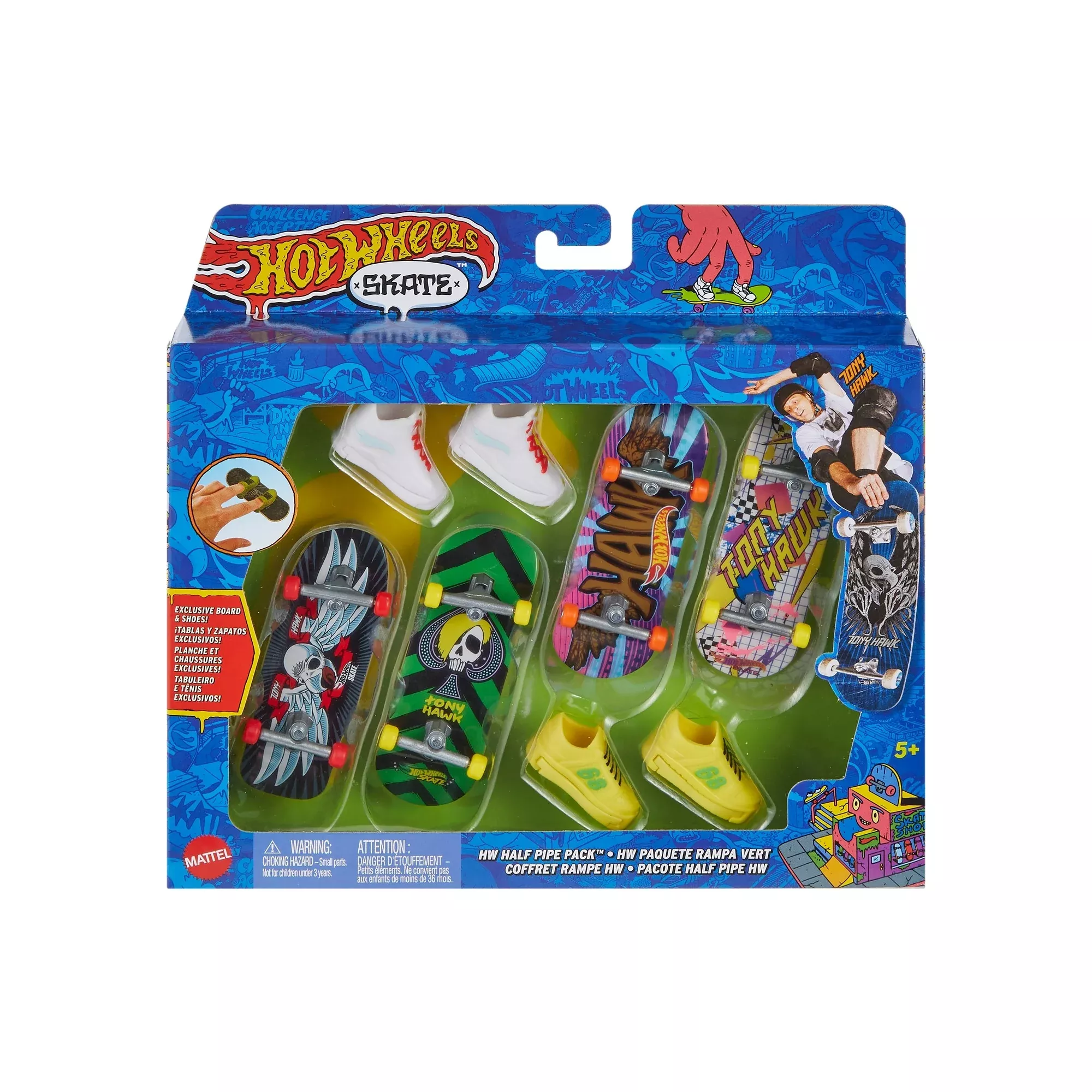 Mattel Hot Wheels Skate Board & Shoe Pack