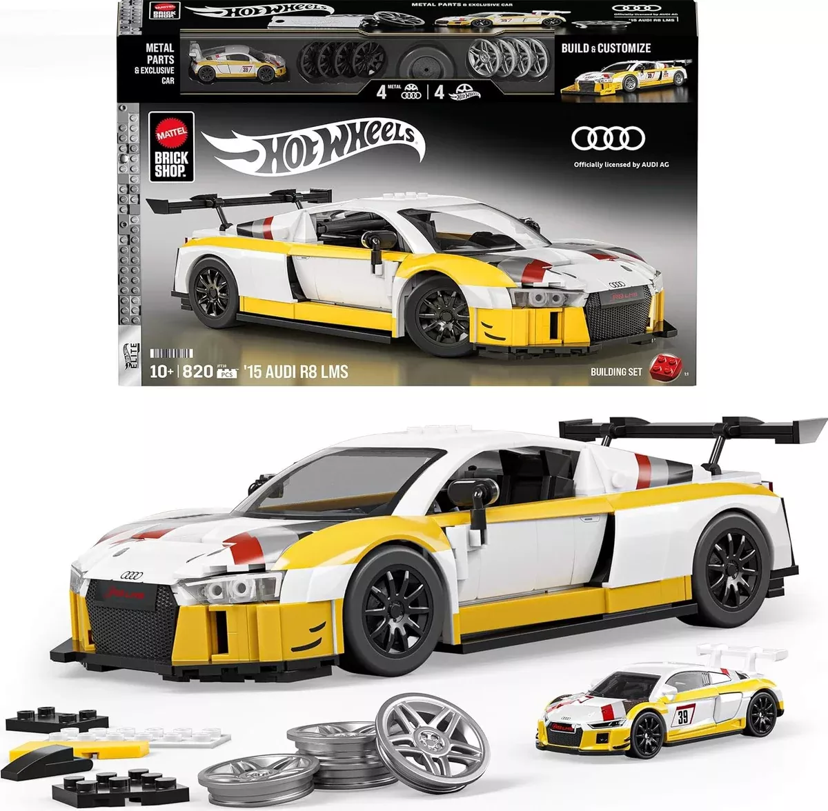 MEGA Hot Wheels Brick Shop Elite Audi