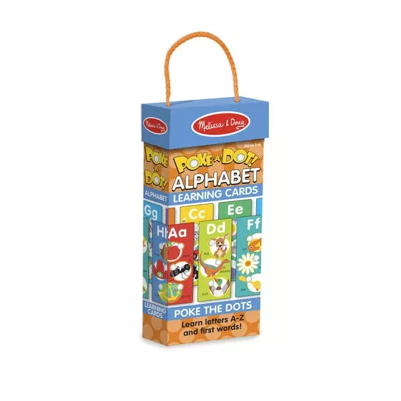 Melissa & Doug 31470 Poke-A-Dot! Alphabet Learning Cards