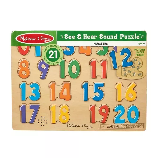 Melissa & Doug 339 Numbers Sound Puzzle