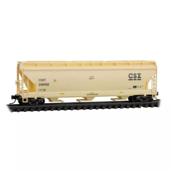 Micro-Trains, 094 00 930, N Scale, 3-Bay Covered Hopper, CSXT, #248082