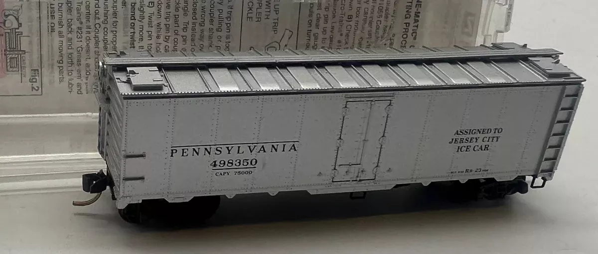 Micro-Trains Line #59040 Pennsylvania Jersey City Car 40' Ice Reefer N ScaleLike New