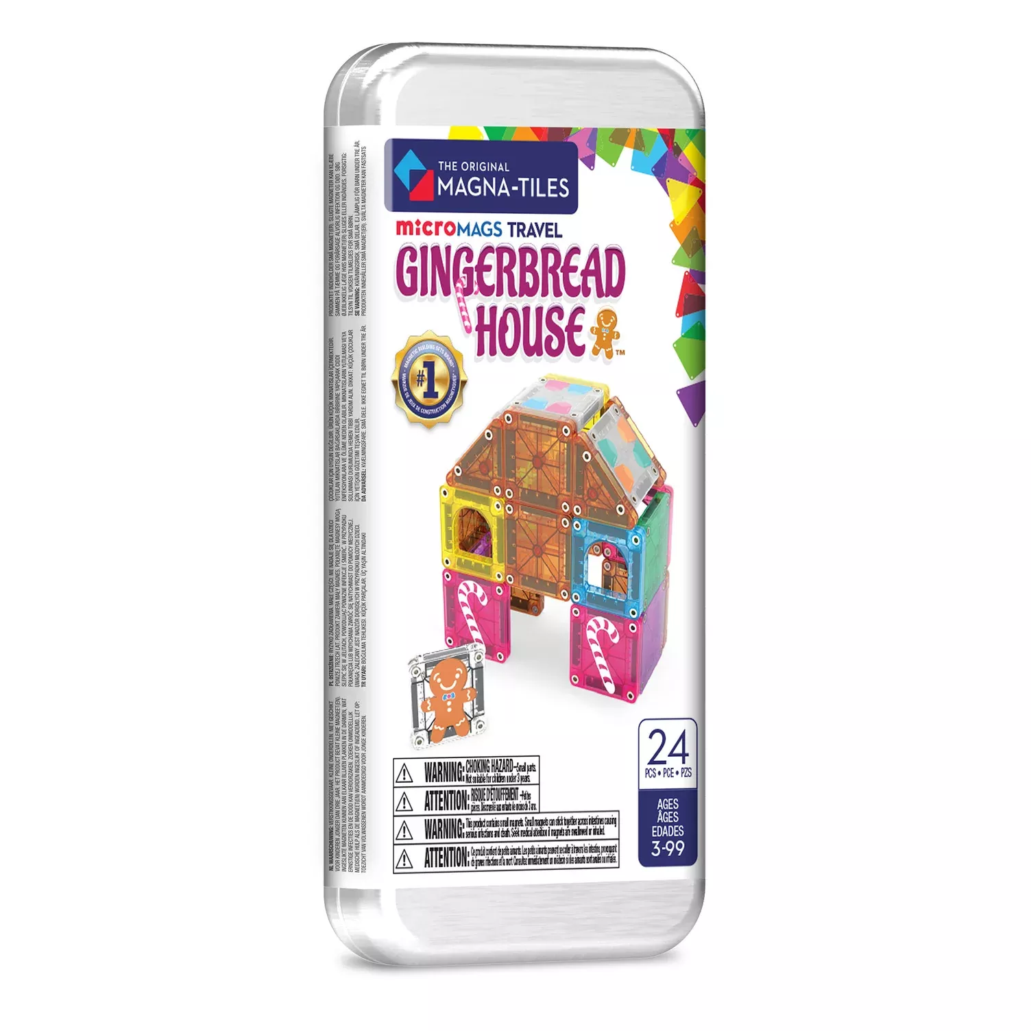 microMAGS Gingerbread House 24 Piece Travel Set