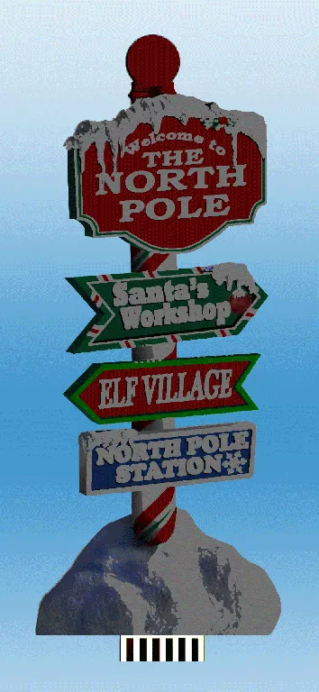 Miller Engineering #88-2019 North Pole Railroad version