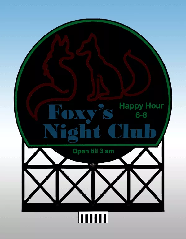 Miller Engineering #88-2251 Lg. Foxy's Billboard