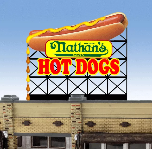 Miller Engineering #88-3551 Large Nathan's Billboard